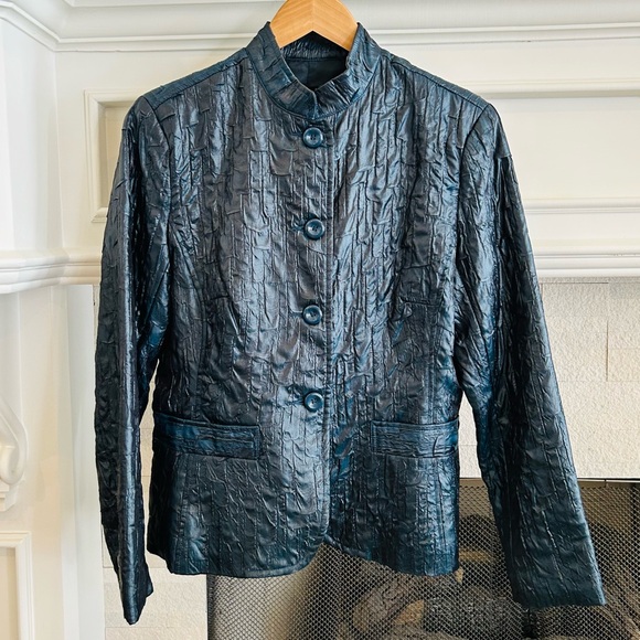 Erin London | Collarless Button Front Jacket EUC - Picture 15 of 15